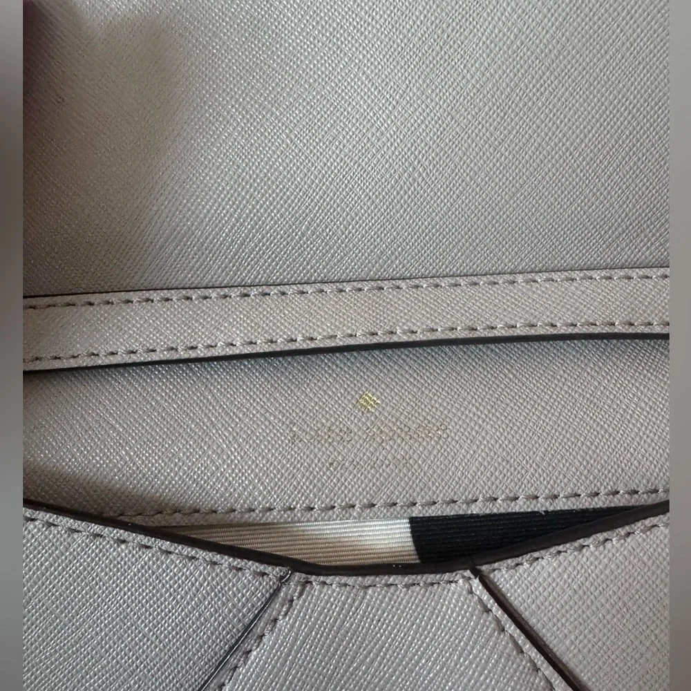 Kate Spade Women's Beige Polka Dot Envelope Crossbody Purse